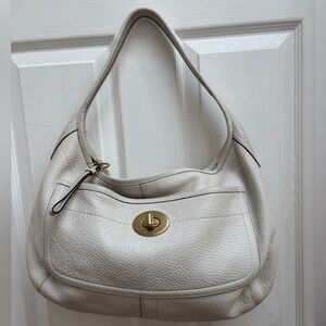 Coach White Shoulder Bag